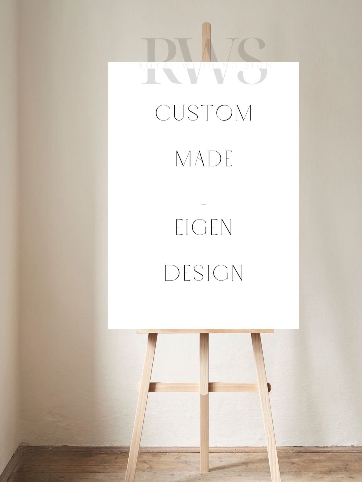 Custom Made - Welkomstbord