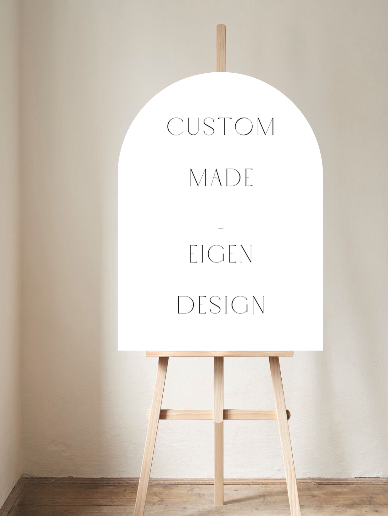 Custom Made - Welkomstbord
