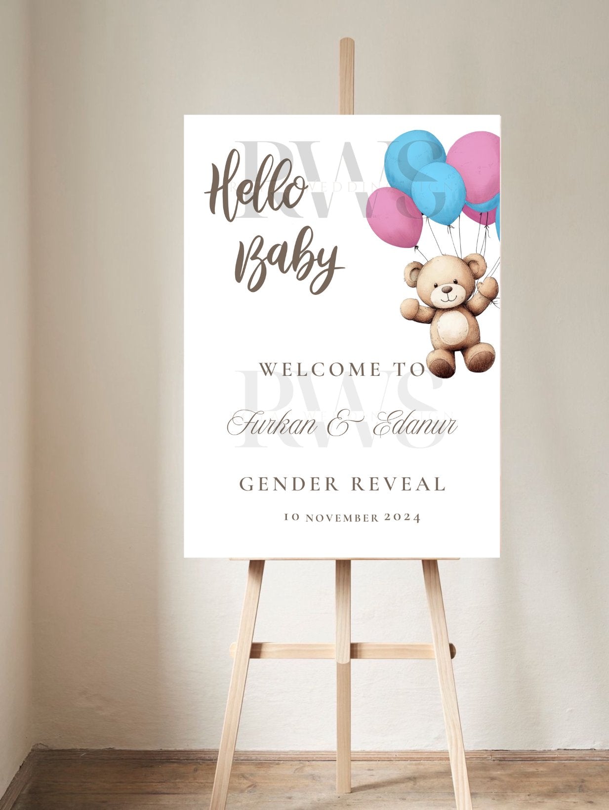 Welkomstborden Baby Shower