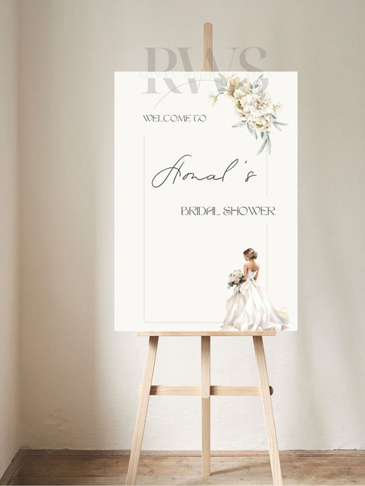 Bridal Shower Bruid - Welkomstbord