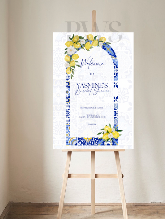 Lemon Bridal Shower - Welkomstbord