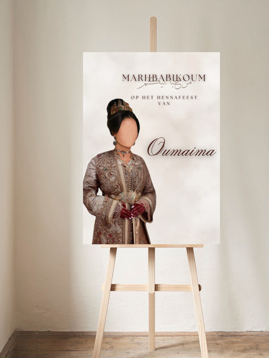 Henna Marhbabikoum - Welkomstbord